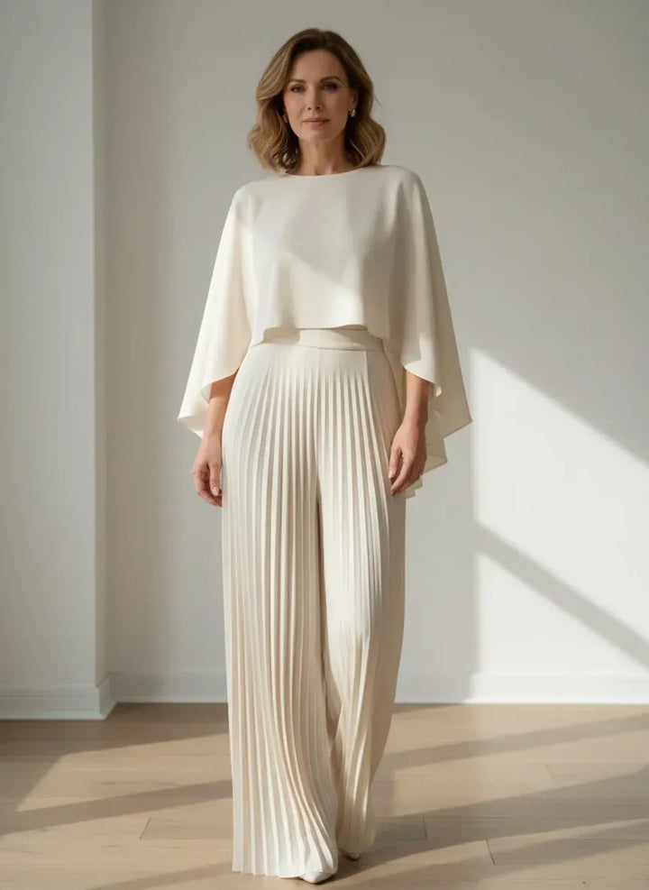 Pleated maxi dress