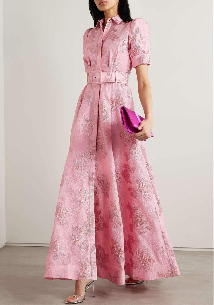 Aria™ | Dress with short puff sleeves
