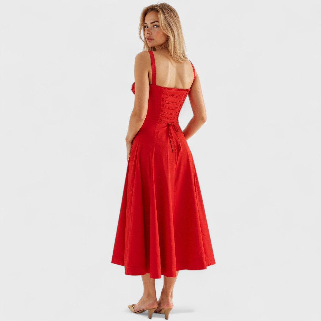 Kiana - Laced Midi Dress