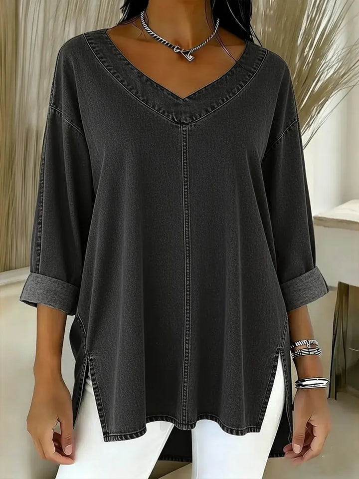 Salia™ | Stylish Denim Top