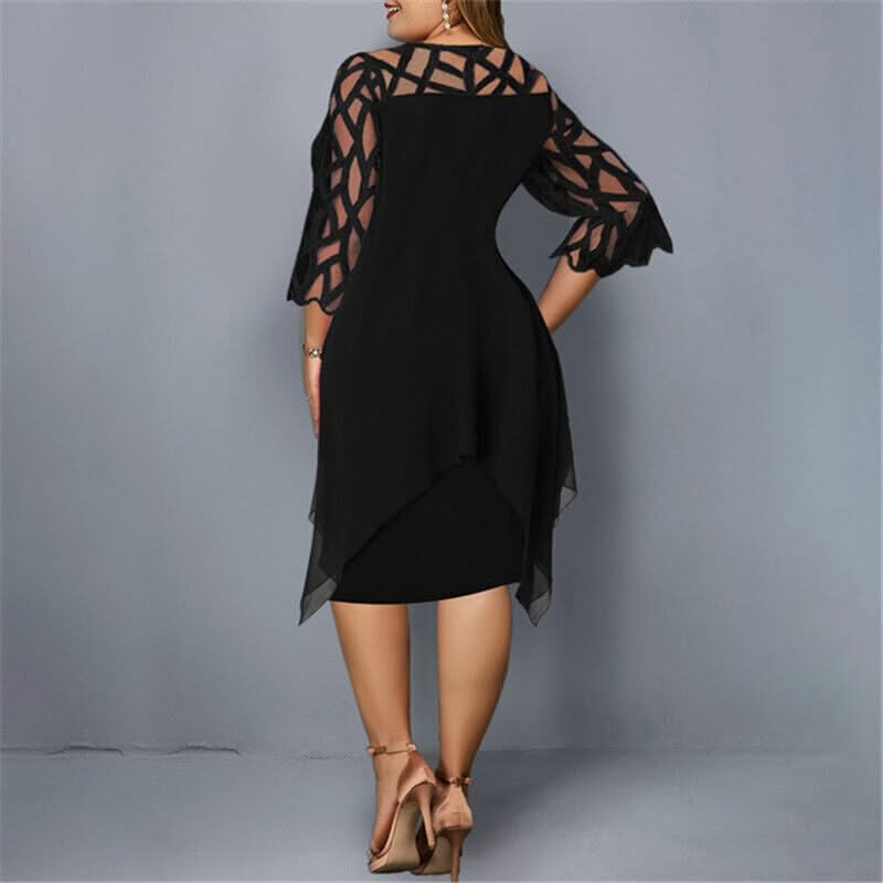 Jamie | Chic Plus Size Midi Dress