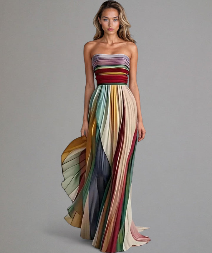 Talma™ | Effortless strapless A-line dress