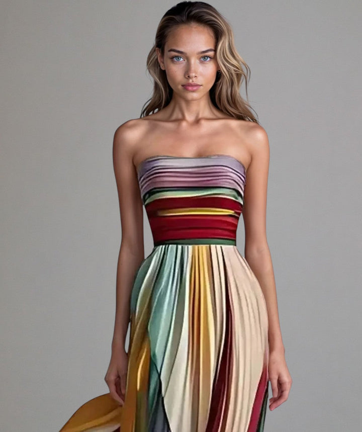 Talma™ | Effortless strapless A-line dress