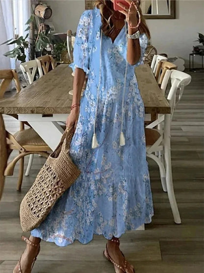 CASSIA™ - Flattering Floral Dress